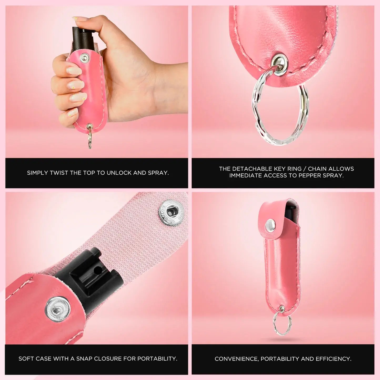 PEPPER SPRAY SOFT CASE WITH STUN GUN COMBO | 0.5 OZ