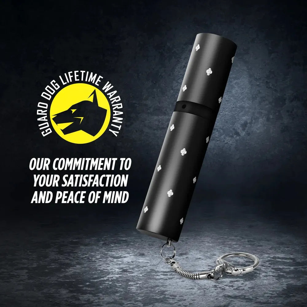 Lipstick Stun Gun Electra with Flashlight | 110 Lumen w/ Keychain