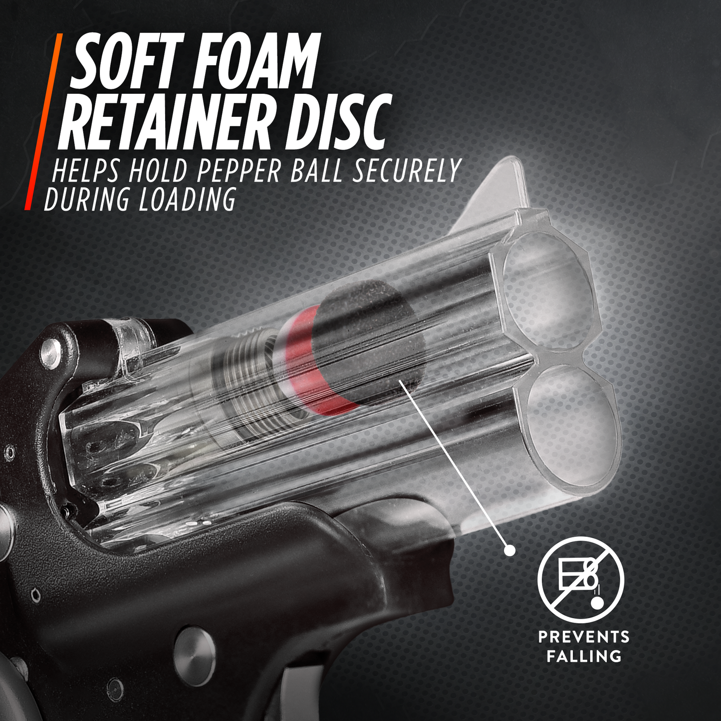 Fireball Mini Replacement Air Capsule 4-Pack – Precision Air Chamber with Foam Retainer Discs