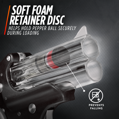 Fireball Mini Replacement Air Capsule 4-Pack – Precision Air Chamber with Foam Retainer Discs