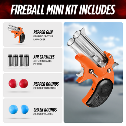 FireBall Mini, .50 Caliber CO₂ Compact Pepper Launcher