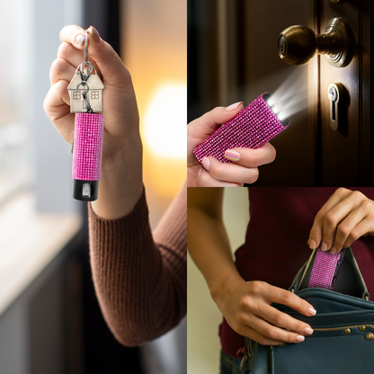 Pepper Spray and Stun Gun Bling it On Combo