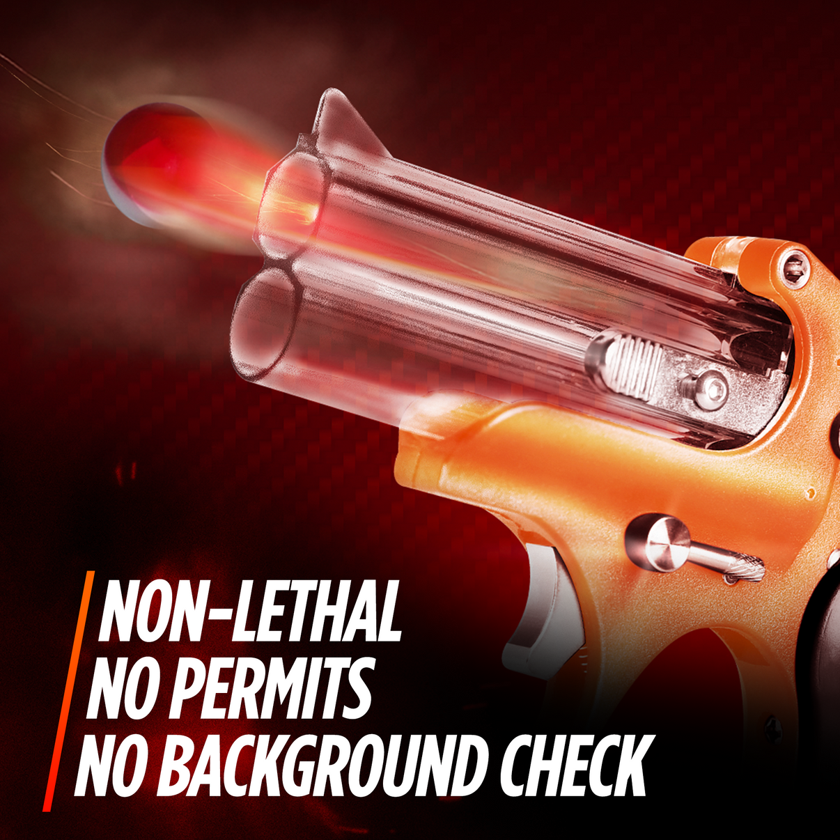 FireBall Mini, .50 Caliber CO₂ Compact Pepper Launcher – Guard Dog Security