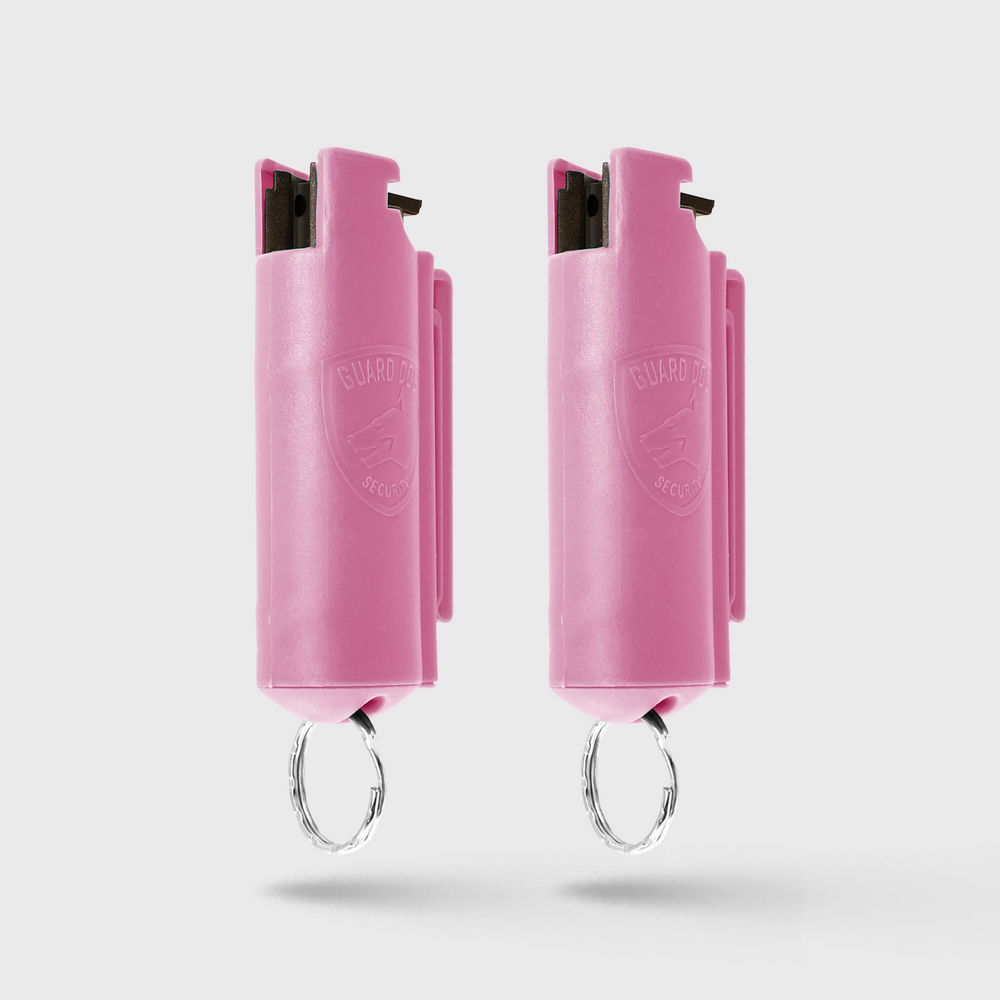 
                  
                    Pepper Spray Hard Case with Belt Clip | 0.5 oz w/ Keychain 2 Pack
                  
                