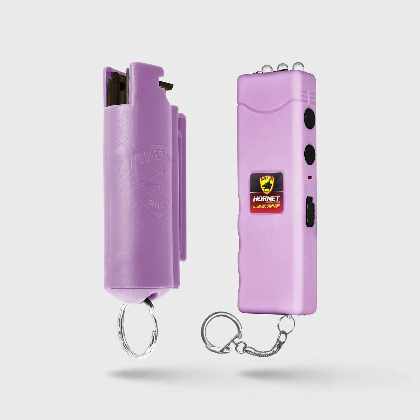 Guard Dog Security Pepper Spray with Stun Gun Combo | 0.5 oz and Mini Stun Gun