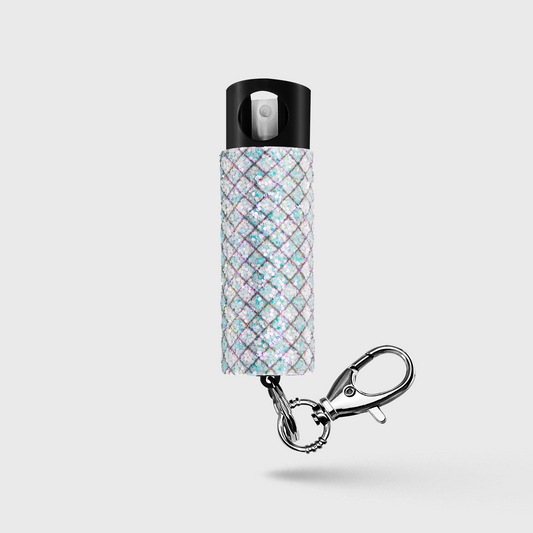 Pepper Spray with Stylish Rhinestone Design | GID w/ Snap Clip