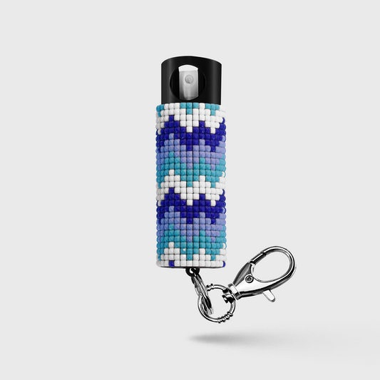 Pepper Spray with Stylish Rhinestone Design | GID w/ Snap Clip