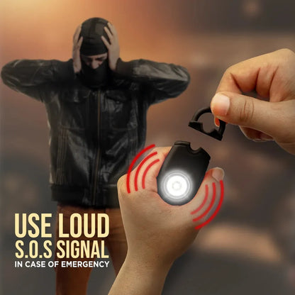 Personal Alarm with Flashlight | 125 dB w/ Carabiner