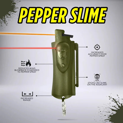 Pepper Gel Accufire with laser sight | Instant snap off w/ keychain