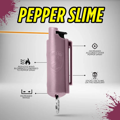 Pepper Gel Hard Case with Belt Clip | 0.5 oz w/ Keychain