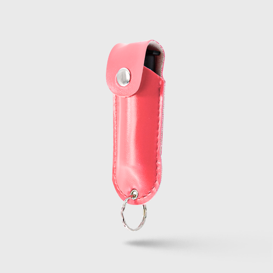 Pepper Spray Soft Leather Case | 0.5 oz w/ Keychain