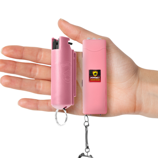 Pepper Spray with Stun Gun Combo | 0.5 oz and Mini Stun Gun