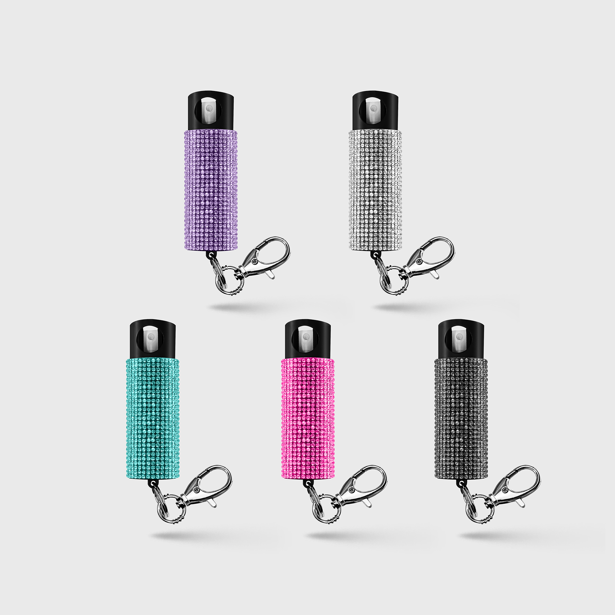 Buy Pepper Spray with Stylish Rhinestone 5 Pack online