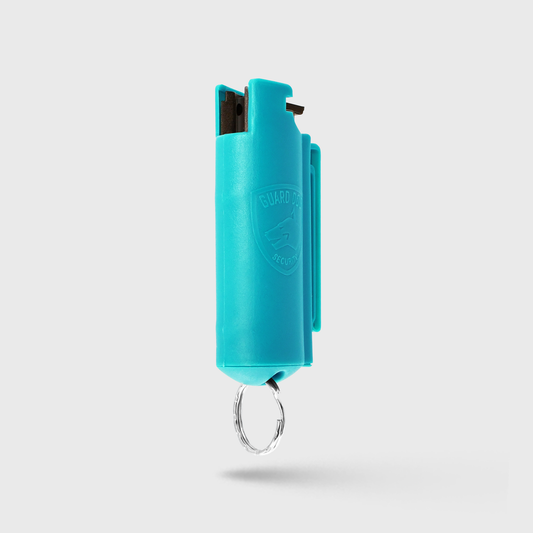 Pepper Spray Hard Case with Belt Clip | 0.5 oz w/ Keychain
