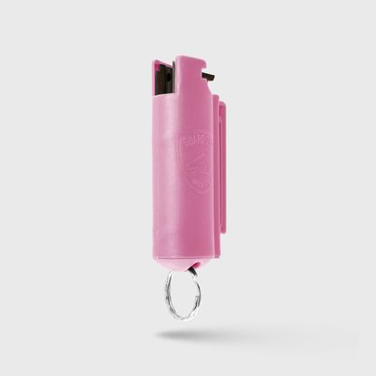 Pepper Spray Hard Case with Belt Clip | 0.5 oz w/ Keychain