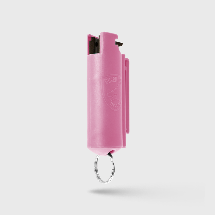 Quick Action Pepper Spray Hard Case with belt clip |  Keychain ready