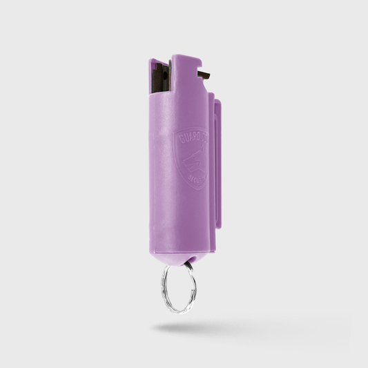 Pepper Spray Hard Case with Belt Clip | 0.5 oz w/ Keychain