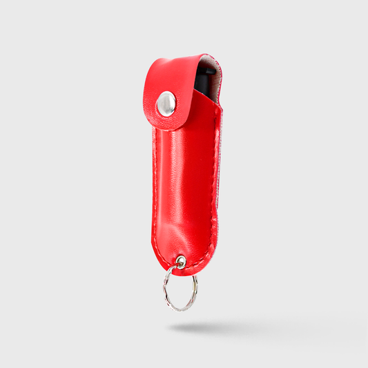 Pepper Spray Soft Leather Case | 0.5 oz w/ Keychain
