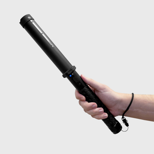 Stun Gun with Flashlight – 280 Lumen w/ Anti Grab Prongs | Sidekick