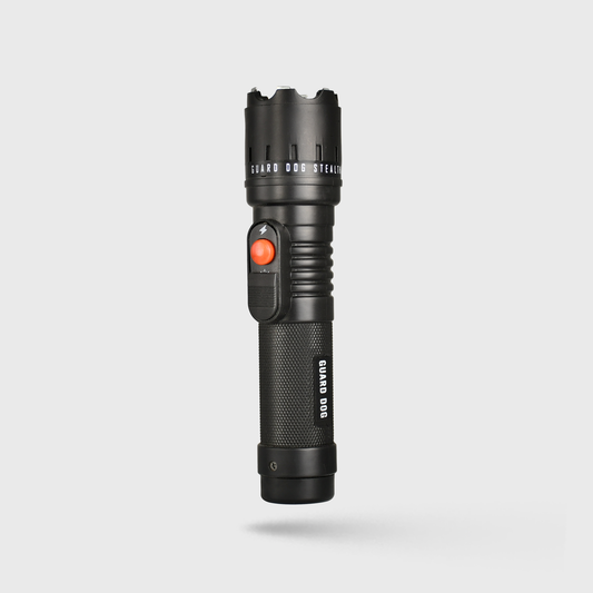 Stun Gun Stealth with Flashlight | 110 Lumen w/ Rubberized Grip