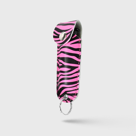 Pepper Spray Soft Leather Case | 0.5 oz w/ Keychain