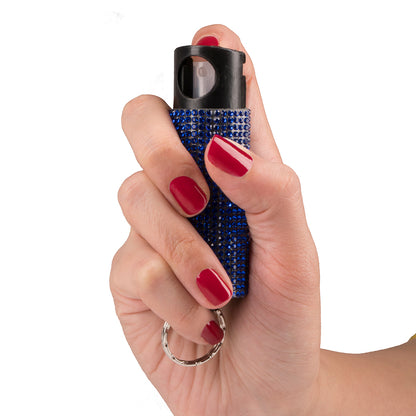 Blue Bling It On Pepper Spray
