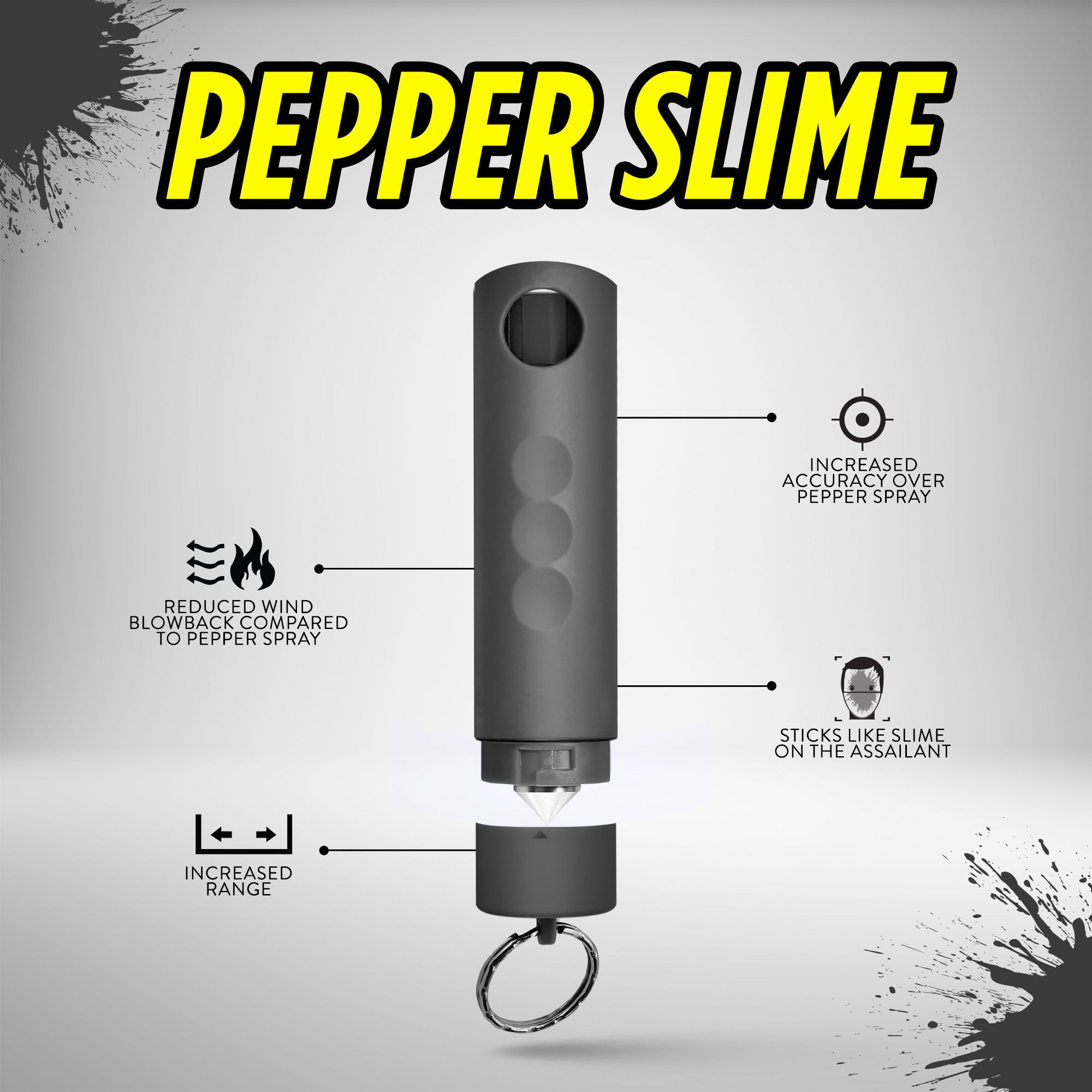 Buy Pepper Gel with Glass Breaker, GID w/ keychain