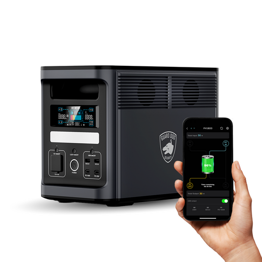 Power Hound 1800 Solar Power System — Generator