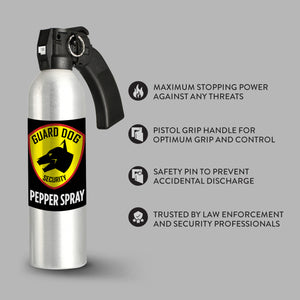 
                  
                    Pepper Spray Pistol Grip Fogger | 45 feet range 24 oz can
                  
                