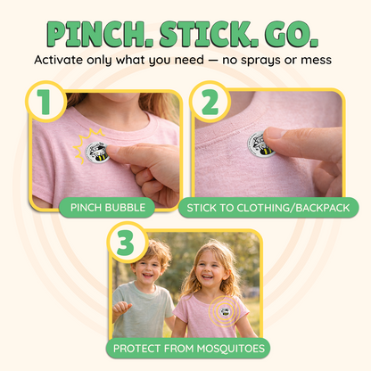 Halo Patch Mosquito Repellent Stickers for Kids