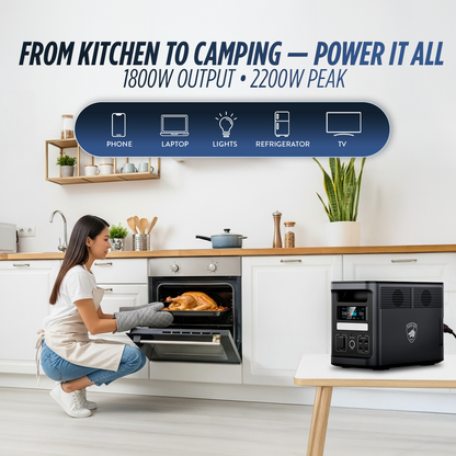 Power Hound 1800 Solar Power System — Generator