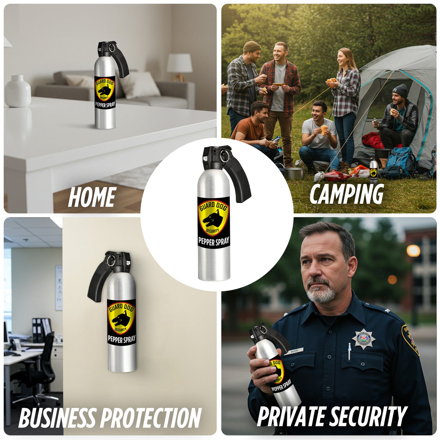 Pepper Spray Pistol Grip Fogger | 45 feet range 24 oz can