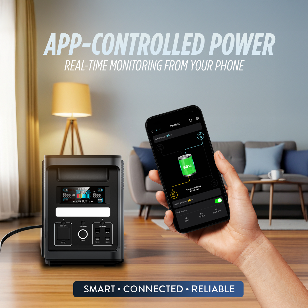 Power Hound 1800 Solar Power System — Generator