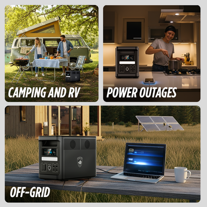 Power Hound 1800 Solar Power System — Generator