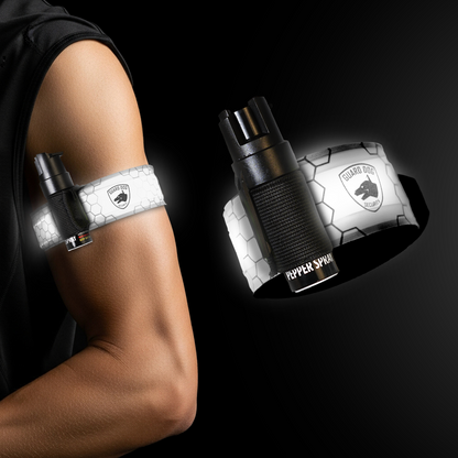 SlapLite LED Armband with Pepper Spray
