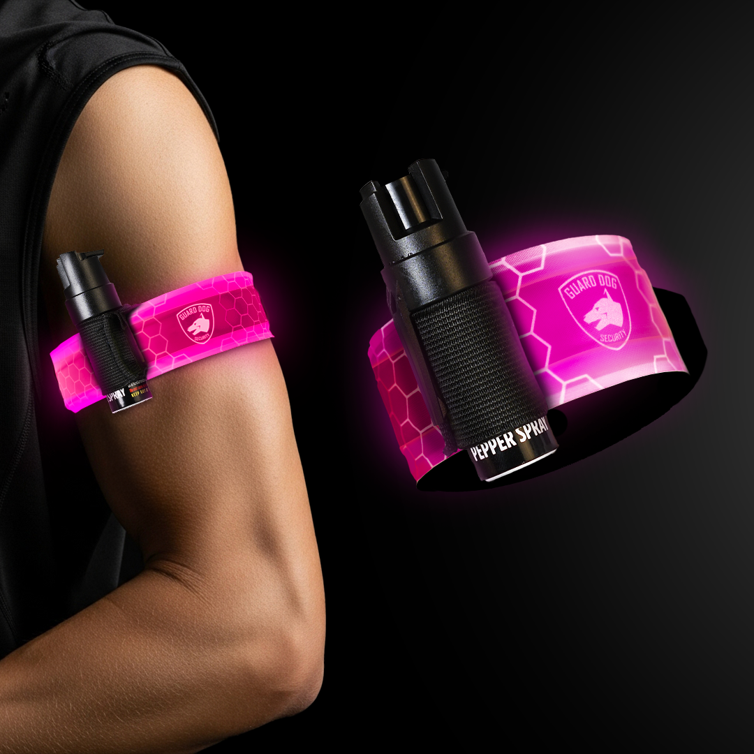 SlapLite LED Armband with Pepper Spray