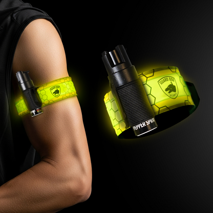 SlapLite LED Armband with Pepper Spray