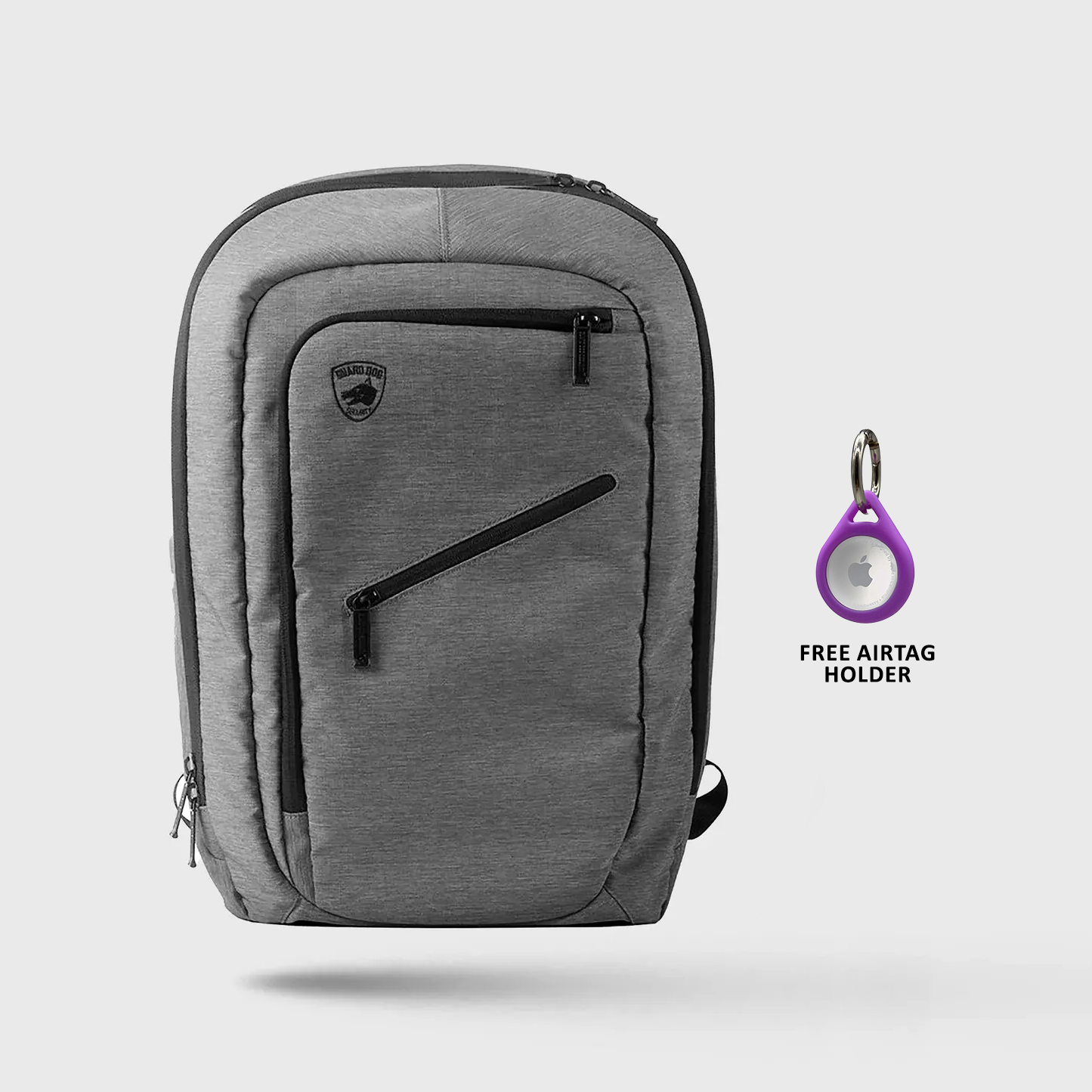 Bulletproof Backpack Proshield Smart Grey | TSA Approved w/ Charging Bank