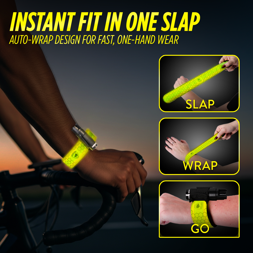 SlapLite LED Armband with Pepper Spray