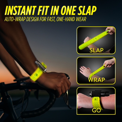 SlapLite LED Armband with Pepper Spray