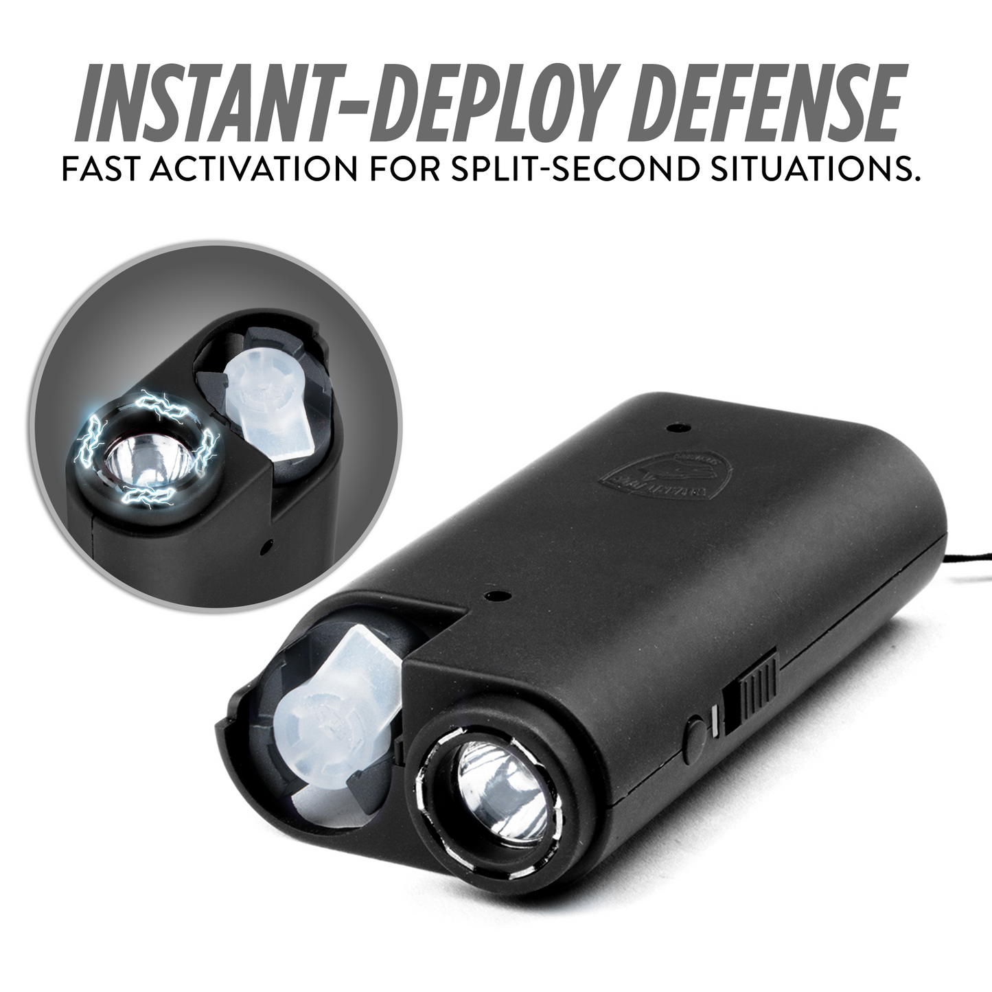 Pepper Spray with Stun Gun and Flashlight | Glow in the dark can