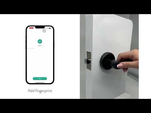 Biometric Smart Lock Ziplock | Handle Lock w/ 4-Ways to Unlock