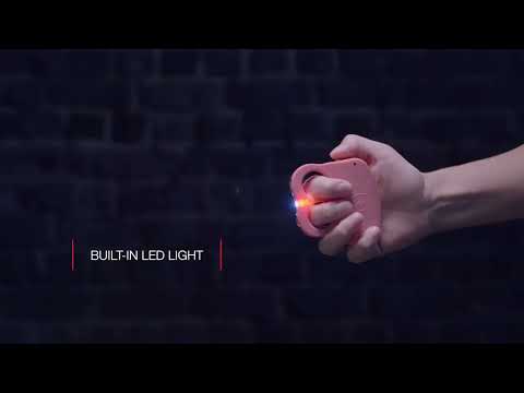 Stun Gun Knuckle IDO2 with Flashlight | 110 Lumen w/ Rubberized Grip