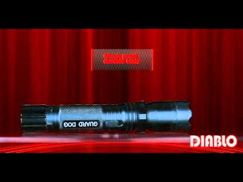 Stun Gun Diablo with Flashlight | 160 Lumen and 3-Function Light