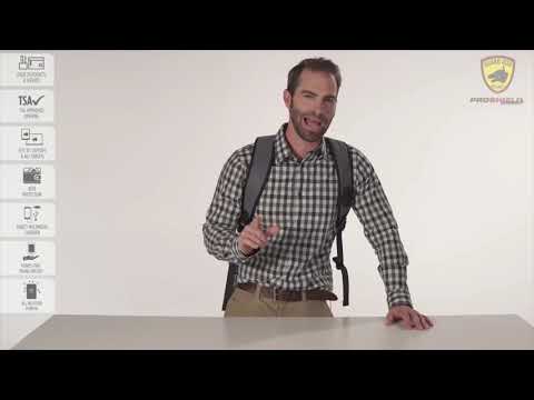 Bulletproof Backpack Proshield Smart | TSA Approved w/ Charging Bank