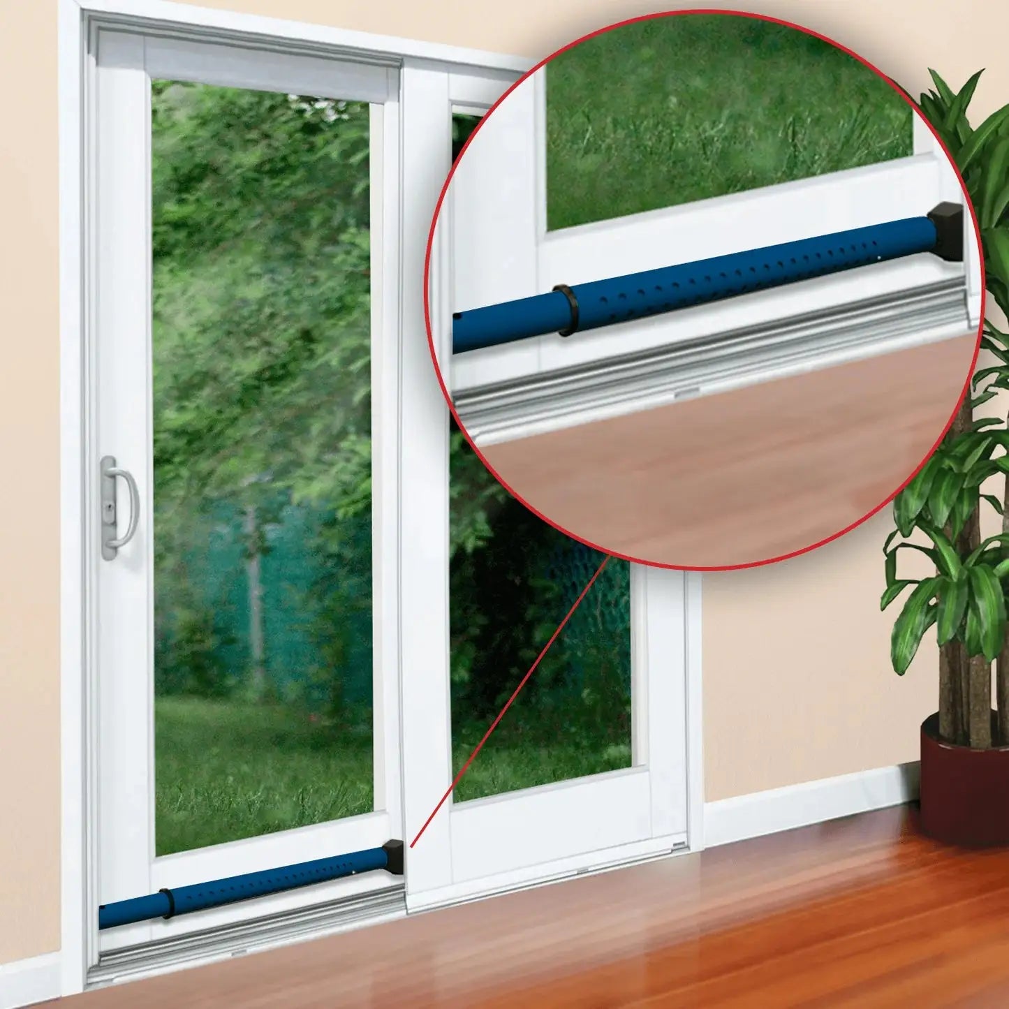 Door Keeper - Heavy Duty Dual Function Security Bar - Easy to Install - Home Security