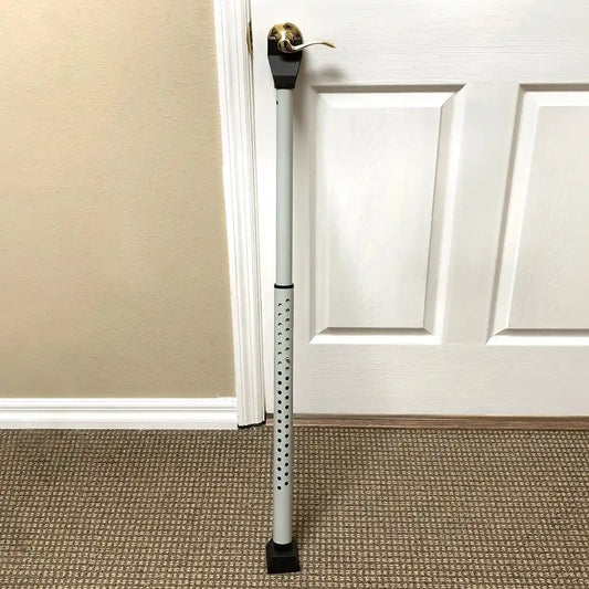 Door Keeper - Heavy Duty Dual Function Security Bar - Easy to Install (2 Pack) - Home Security