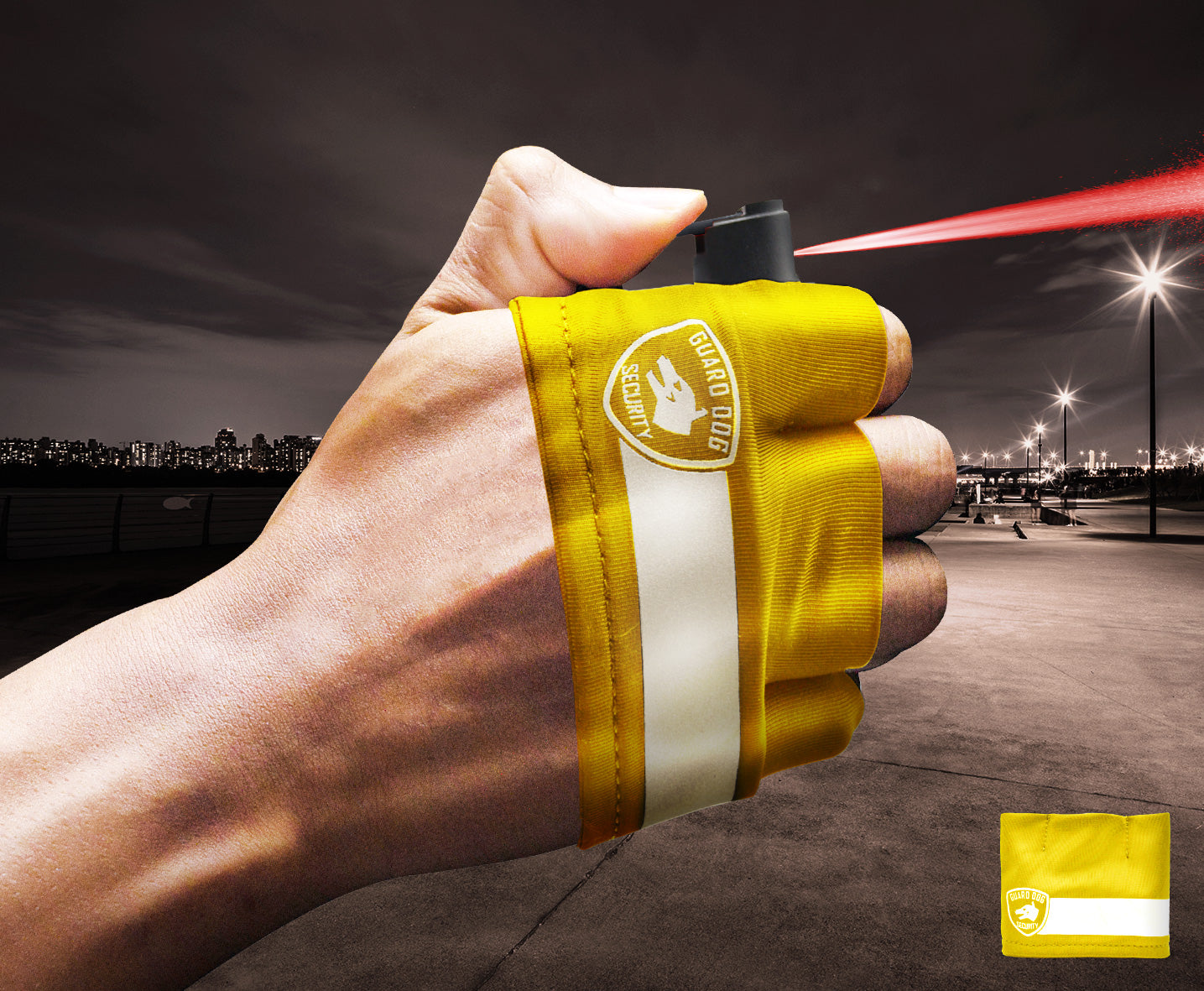 Buy Pepper Spray with Reflective Hand Sleeve online | Guard