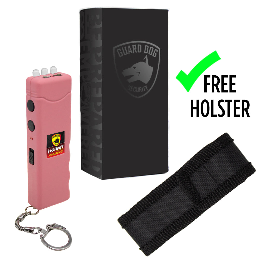 hornet mini stun gun with led light and keychain