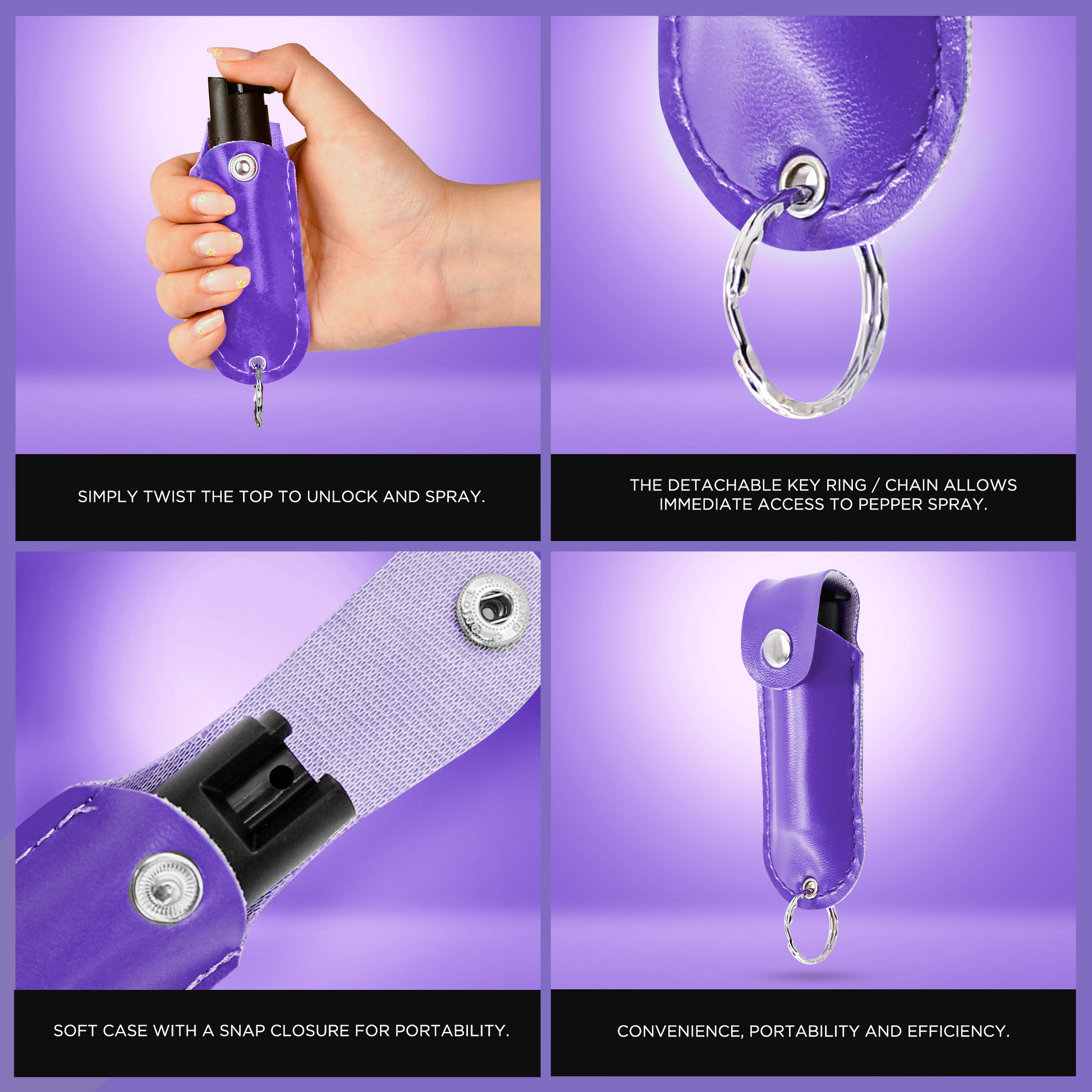 Pepper Spray Soft Case with Stun Gun Combo | 0.5 oz